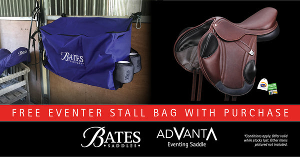 17.5" Bates Advanta Monoflap Eventing Saddles