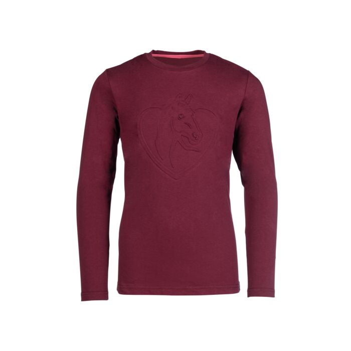 Youth Amelie Longsleeve Shirt - Wine Red