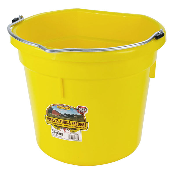 DuraFlex Flatback 20 QT Bucket