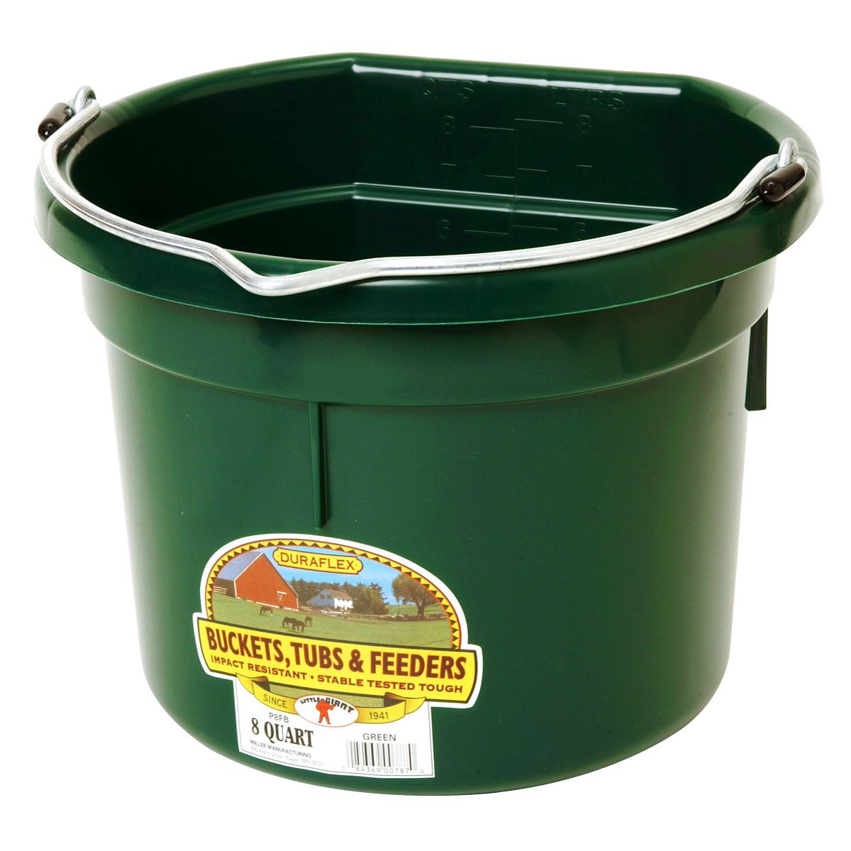 DuraFlex Flatback 8 QT Bucket