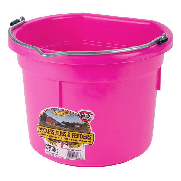 DuraFlex Flatback 8 QT Bucket