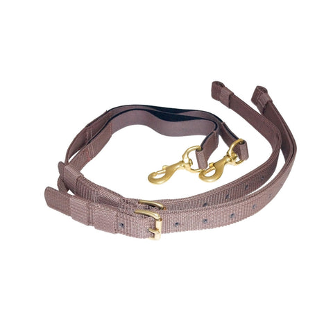 NYLON SIDE REINS WITH GERMAN ELASTIC