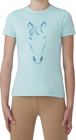 Kids' Graphic Horse Face T-shirt