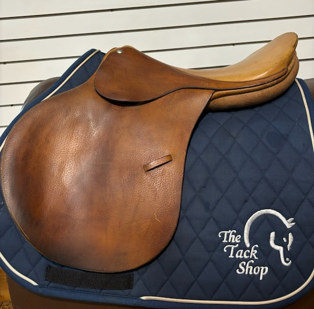 17.5"/MN Handcrafted English Jumping Saddle