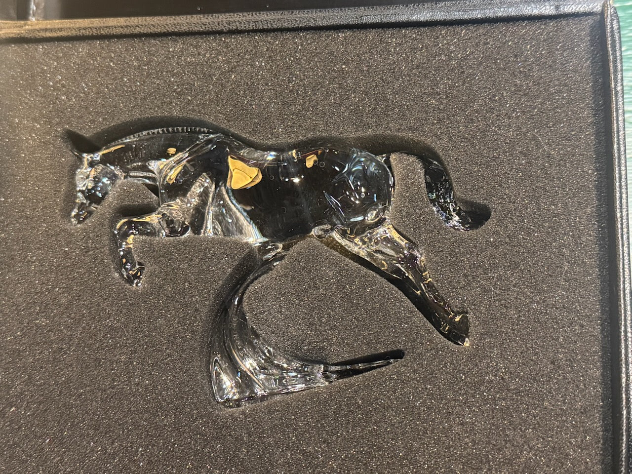 Breyer Freedom Jumping Form in Fine Crystal