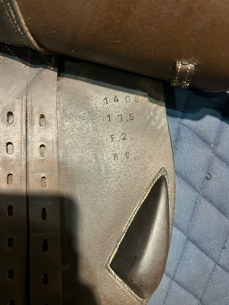 17.5"/MED Beval Natural Jumping Saddle