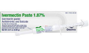 Dechra Ivermectin Horse Dewormer Paste