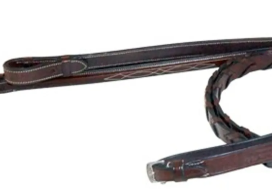 NF Argento Laced Reins - Havana Brown