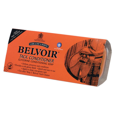Belvoir Tack Conditioner Bar Soap with Tray