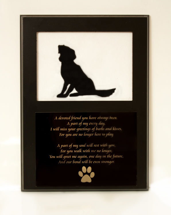 DBL Dog Memorial Picture Frame 5x7