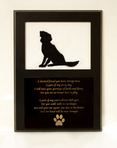 DBL Dog Memorial Picture Frame 5x7