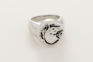 Michel McNabb Sterling Silver Horse Head Ring